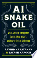 Book cover AI Snake Oil