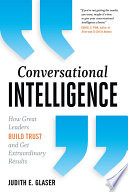 Book cover Conversational Intelligence