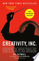 Portada del libro Creativity, Inc. (The Expanded Edition)