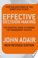 Book cover Effective Decision Making (REV ED)