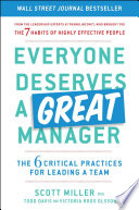 Book cover Everyone Deserves a Great Manager