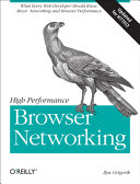 Portada del libro High Performance Browser Networking