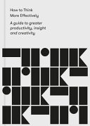 Book cover How to Think More Effectively