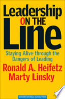 Book cover Leadership on the Line