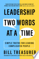 Book cover Leadership Two Words at a Time