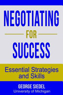 Book cover Negotiating for Success