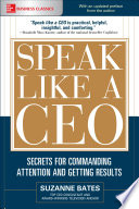 Portada del libro Speak Like a CEO