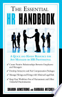 Book cover The Essential HR Handbook