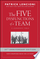 Portada del libro The Five Dysfunctions of a Team