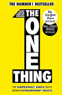 Book cover The One Thing