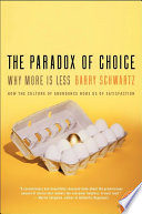 Book cover The Paradox of Choice