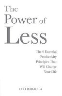 Book cover The Power of Less