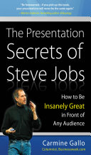 Book cover The Presentation Secrets of Steve Jobs