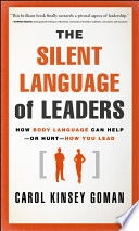 Book cover The Silent Language of Leaders