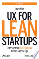 Book cover UX for Lean Startups