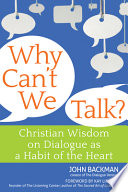 Book cover Why Can't We Talk?